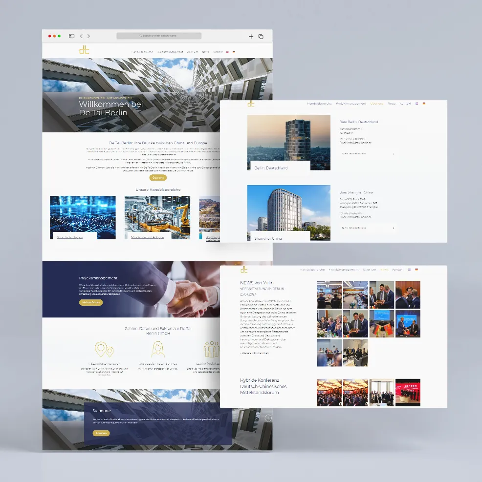 De Tai Berlin GmbH | Webdesign | Programmierung | Wordpress