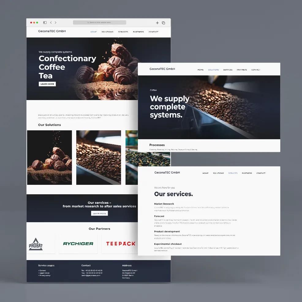 GeconaTEC GmbH | Webdesign | Programmierung | Wordpress