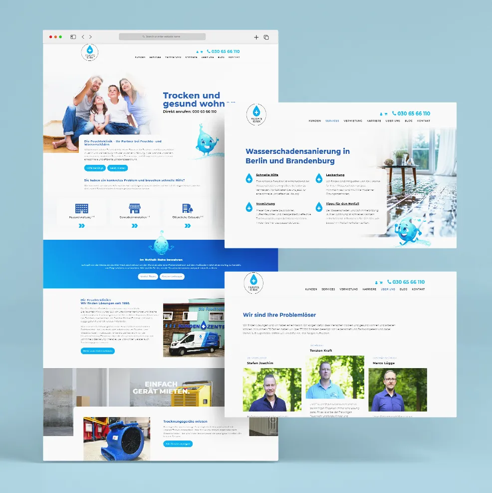 Otto Richter GmbH – Die Feuchteklinik® | Webdesign | Programmierung | Wordpress